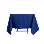 70" Cotton Blend Square Tablecloth with Wrinkle-Resistant Table Cover