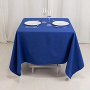 70" Cotton Blend Square Tablecloth with Wrinkle-Resistant Table Cover