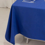 70" Cotton Blend Square Tablecloth with Wrinkle-Resistant Table Cover