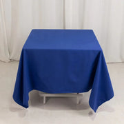 70" Cotton Blend Square Tablecloth with Wrinkle-Resistant Table Cover