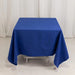 70" Cotton Blend Square Tablecloth with Wrinkle-Resistant Table Cover
