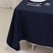 70" Cotton Blend Square Tablecloth with Wrinkle-Resistant Table Cover