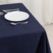 70" Cotton Blend Square Tablecloth with Wrinkle-Resistant Table Cover