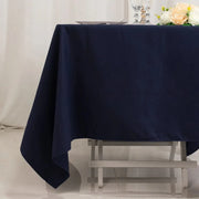 70" Cotton Blend Square Tablecloth with Wrinkle-Resistant Table Cover