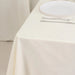 70" Cotton Blend Square Tablecloth with Wrinkle-Resistant Table Cover