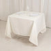 70" Cotton Blend Square Tablecloth with Wrinkle-Resistant Table Cover