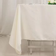 70" Cotton Blend Square Tablecloth with Wrinkle-Resistant Table Cover