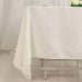 70" Cotton Blend Square Tablecloth with Wrinkle-Resistant Table Cover