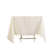 70" Cotton Blend Square Tablecloth with Wrinkle-Resistant Table Cover