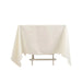 70" Cotton Blend Square Tablecloth with Wrinkle-Resistant Table Cover