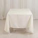 70" Cotton Blend Square Tablecloth with Wrinkle-Resistant Table Cover