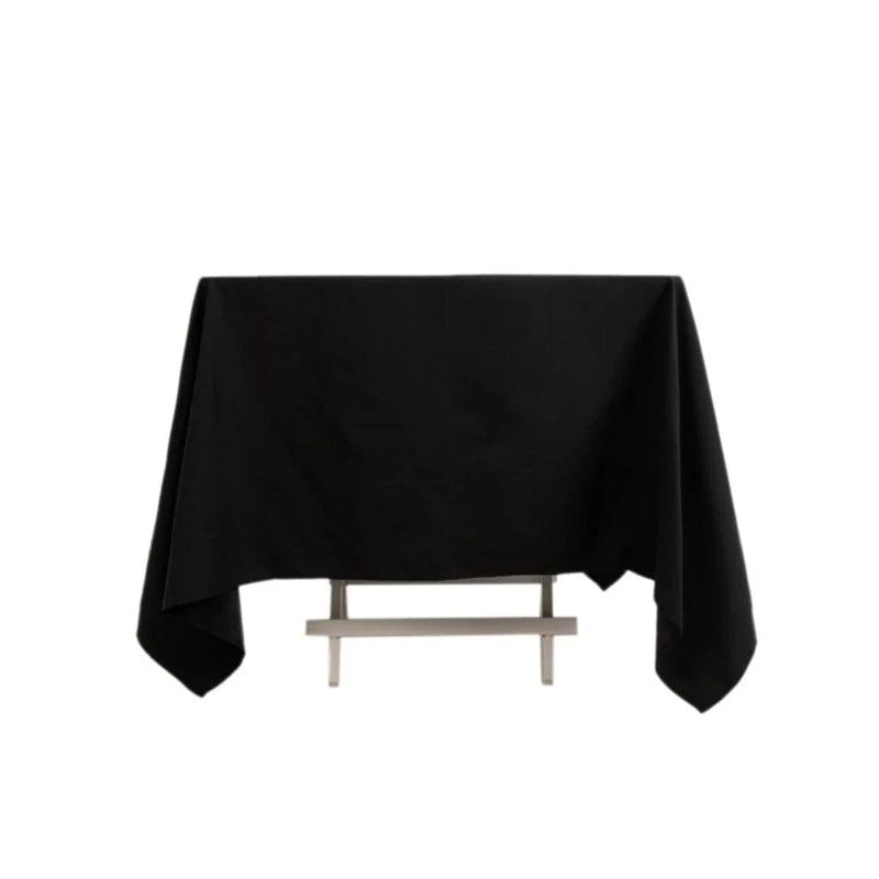 70" Cotton Blend Square Tablecloth with Wrinkle-Resistant Table Cover