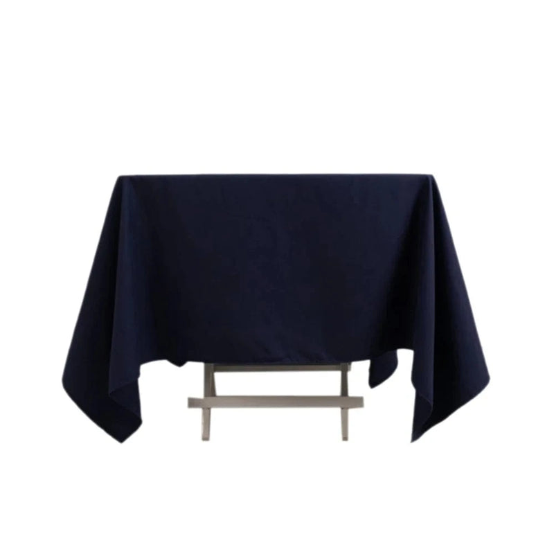 70" Cotton Blend Square Tablecloth with Wrinkle-Resistant Table Cover