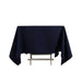 70" Cotton Blend Square Tablecloth with Wrinkle-Resistant Table Cover