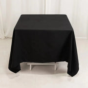 70" Cotton Blend Square Tablecloth with Wrinkle-Resistant Table Cover