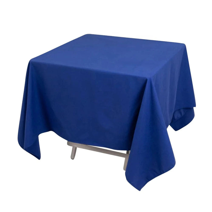 70" Cotton Blend Square Tablecloth with Wrinkle-Resistant Table Cover TAB_COT01_7070_ROY