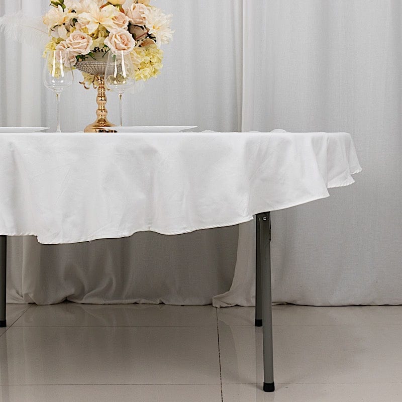 70" High Quality Cotton Round Tablecloth