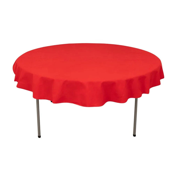 70" High Quality Cotton Round Tablecloth TAB_COT01_70_BLK