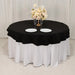70" High Quality Cotton Round Tablecloth TAB_COT01_70_BLK
