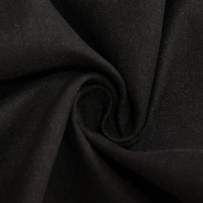 70" High Quality Cotton Round Tablecloth TAB_COT01_70_BLK