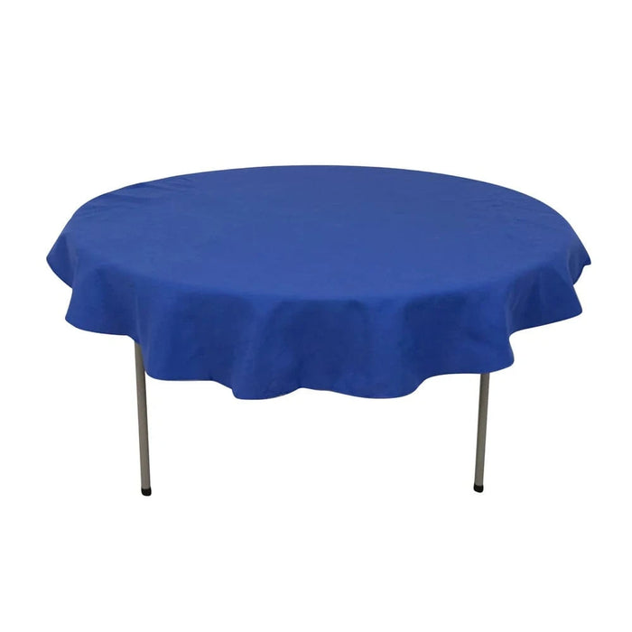 70" High Quality Cotton Round Tablecloth TAB_COT01_70_BLK
