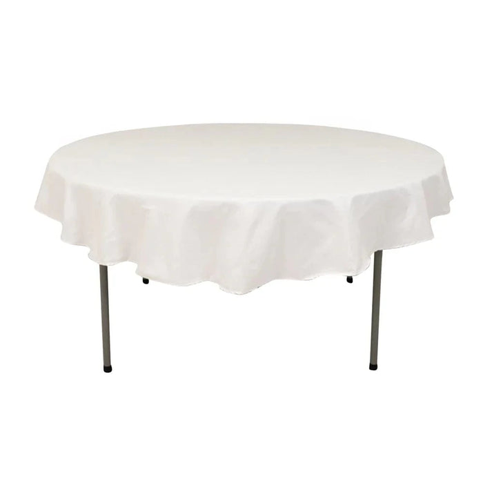 70" High Quality Cotton Round Tablecloth TAB_COT01_70_BLK