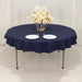 70" High Quality Cotton Round Tablecloth TAB_COT01_70_BLK