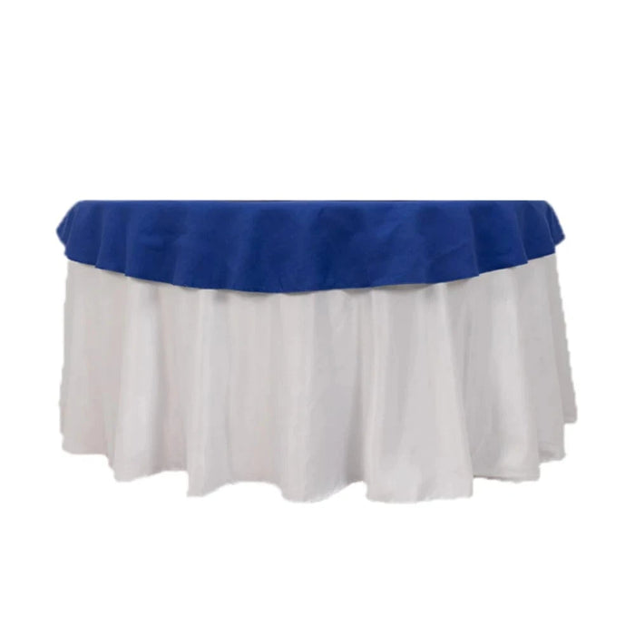 70" High Quality Cotton Round Tablecloth TAB_COT01_70_BLK