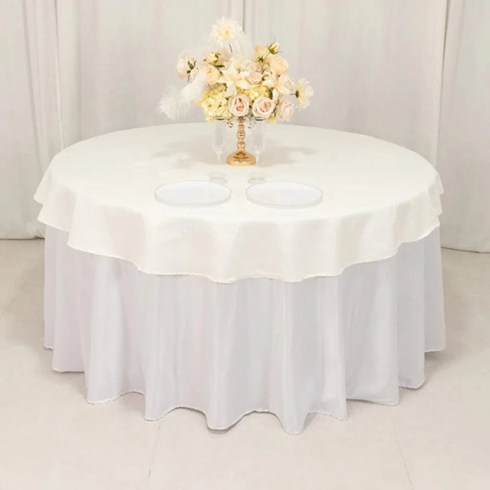 70" High Quality Cotton Round Tablecloth TAB_COT01_70_BLK