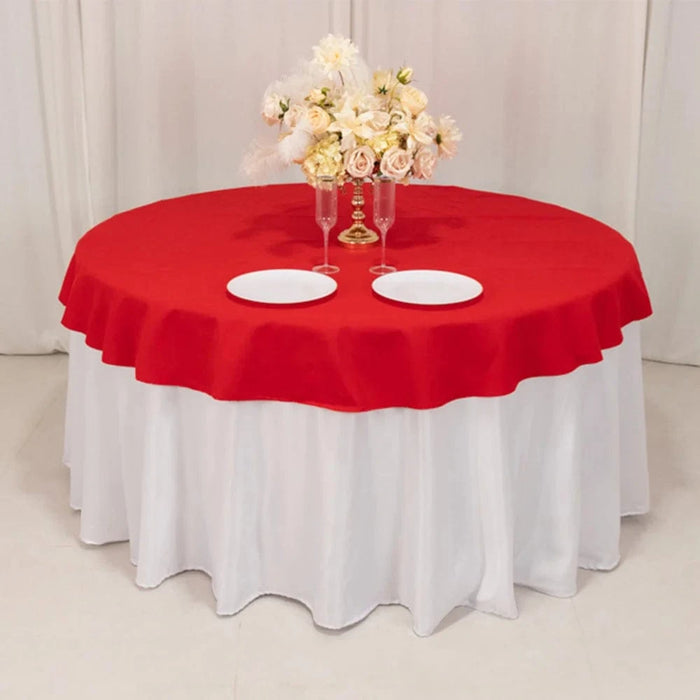 70" High Quality Cotton Round Tablecloth TAB_COT01_70_BLK