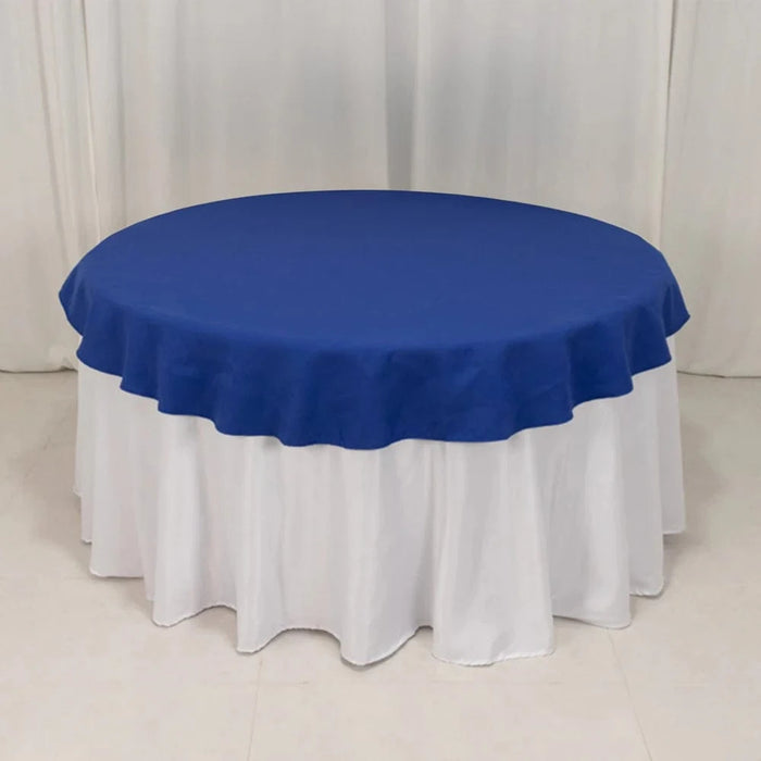70" High Quality Cotton Round Tablecloth TAB_COT01_70_BLK