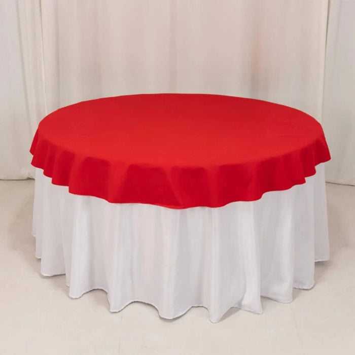 70" High Quality Cotton Round Tablecloth TAB_COT01_70_BLK