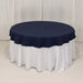 70" High Quality Cotton Round Tablecloth TAB_COT01_70_BLK
