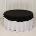 70" High Quality Cotton Round Tablecloth TAB_COT01_70_BLK