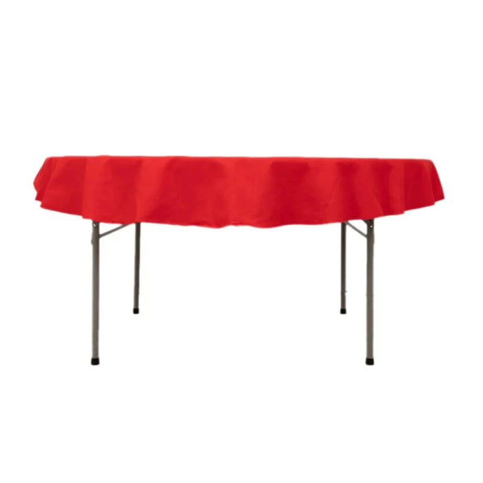 70" High Quality Cotton Round Tablecloth TAB_COT01_70_BLK