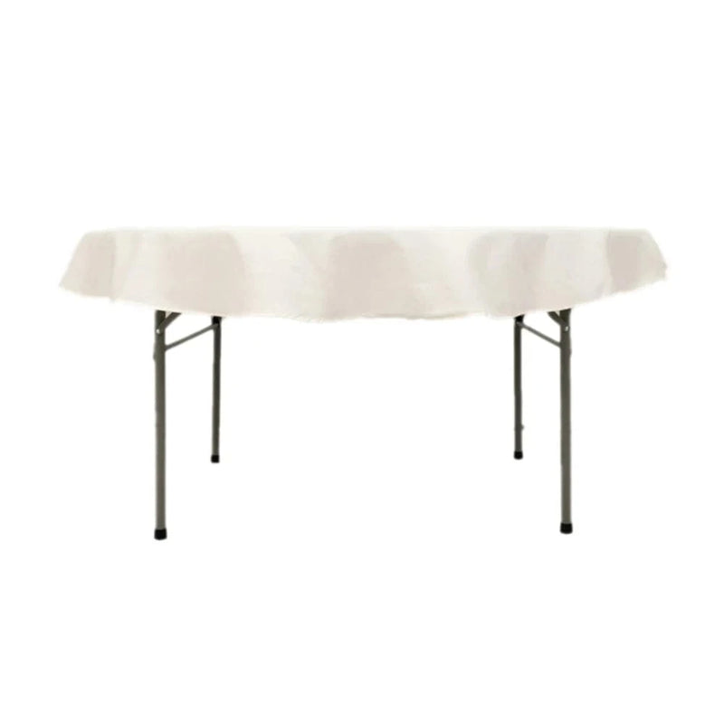 70" High Quality Cotton Round Tablecloth TAB_COT01_70_BLK