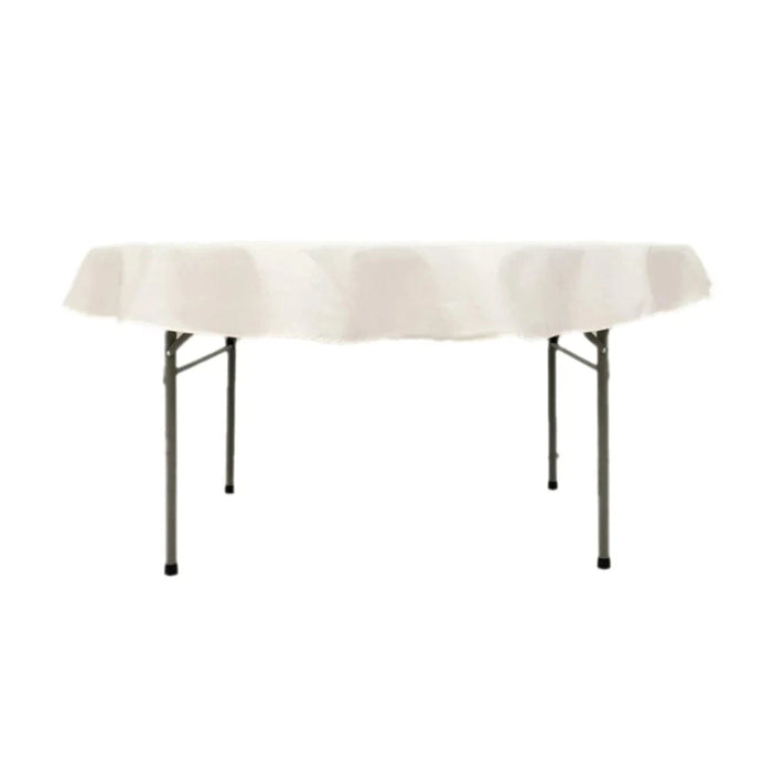 70" High Quality Cotton Round Tablecloth TAB_COT01_70_BLK