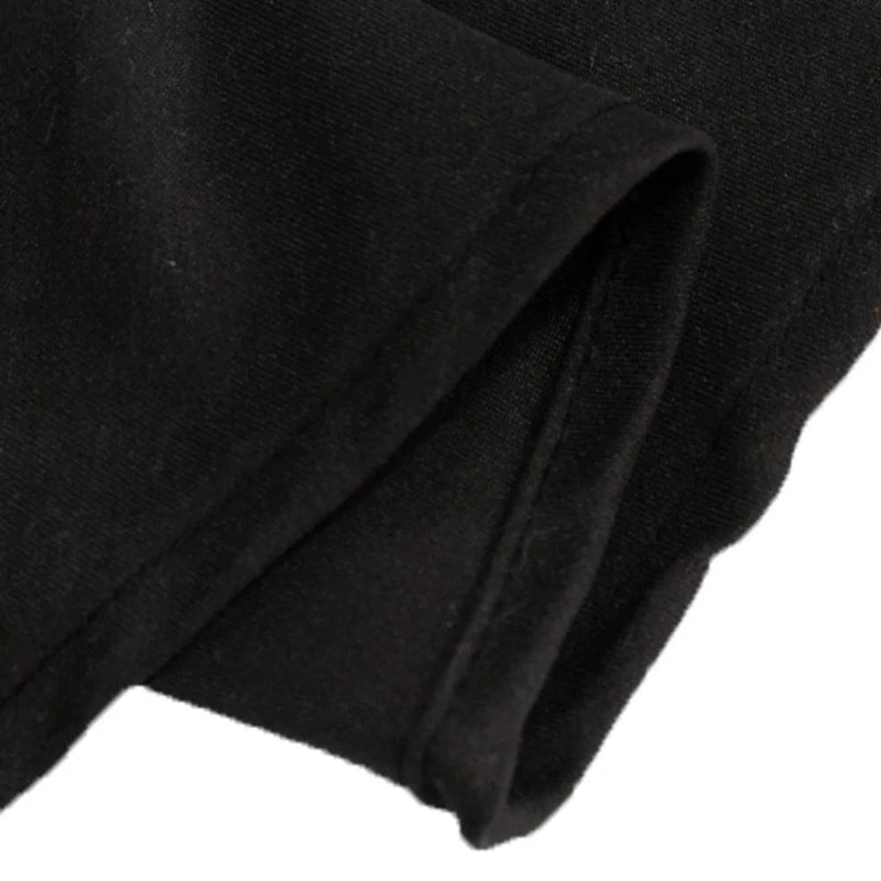 70" High Quality Cotton Round Tablecloth TAB_COT01_70_BLK