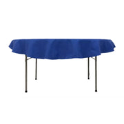 70" High Quality Cotton Round Tablecloth TAB_COT01_70_BLK
