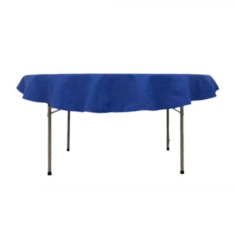 70" High Quality Cotton Round Tablecloth TAB_COT01_70_BLK
