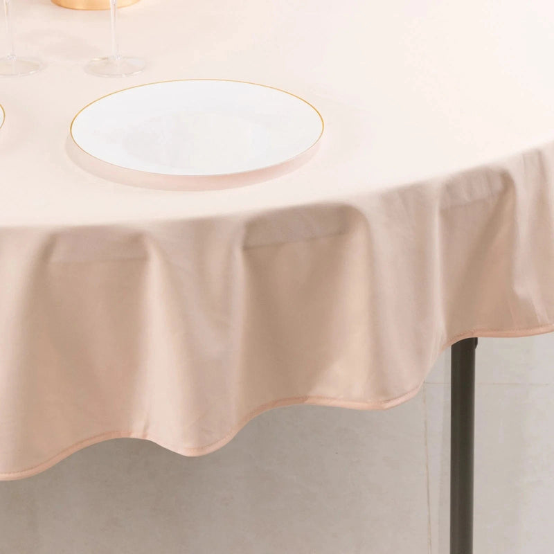 70" Premium Scuba Round Tablecloth