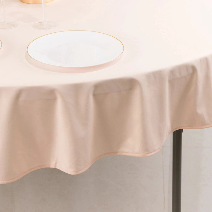 70" Premium Scuba Round Tablecloth