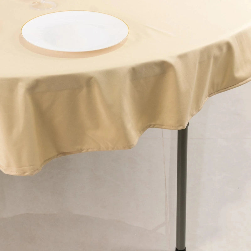 70" Premium Scuba Round Tablecloth