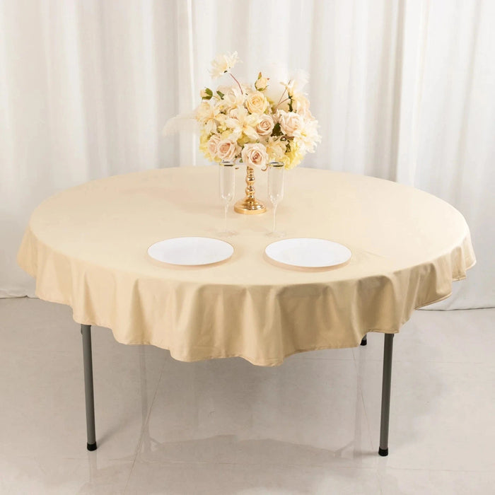 70" Premium Scuba Round Tablecloth