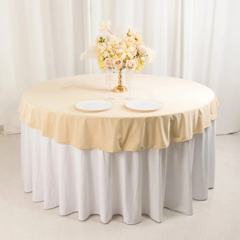 70" Premium Scuba Round Tablecloth