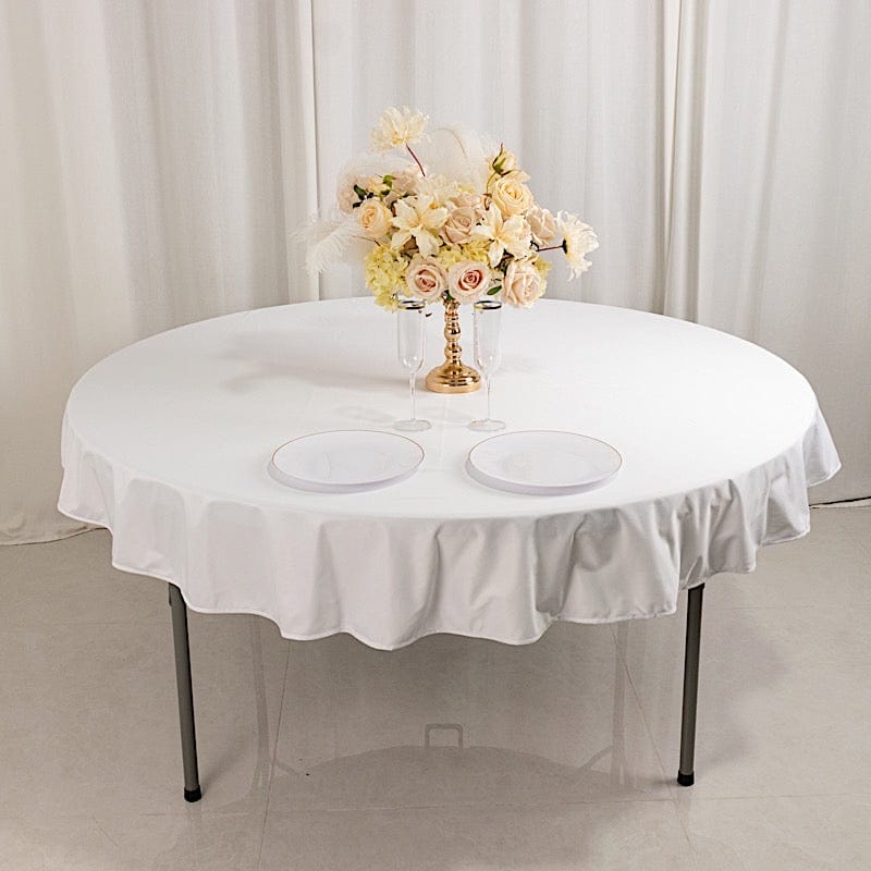 70" Premium Scuba Round Tablecloth