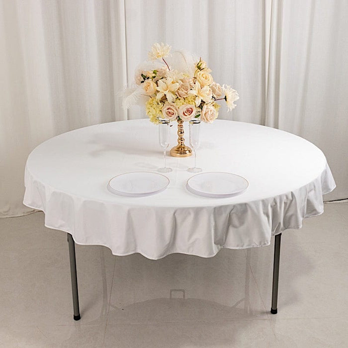 70" Premium Scuba Round Tablecloth
