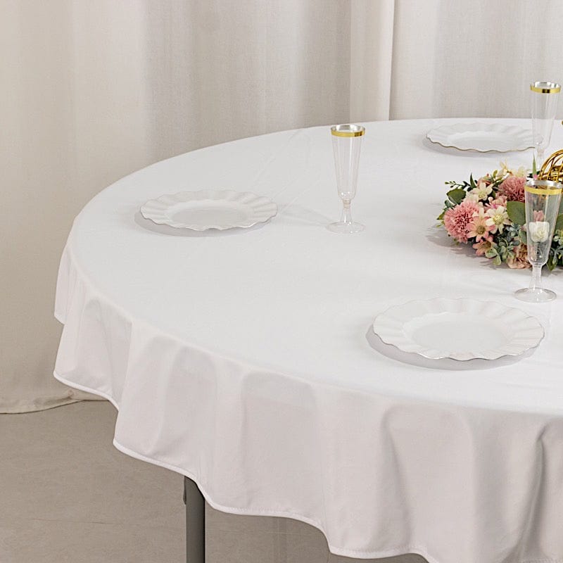 70" Premium Scuba Round Tablecloth