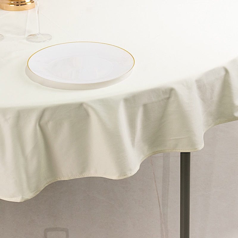 70" Premium Scuba Round Tablecloth