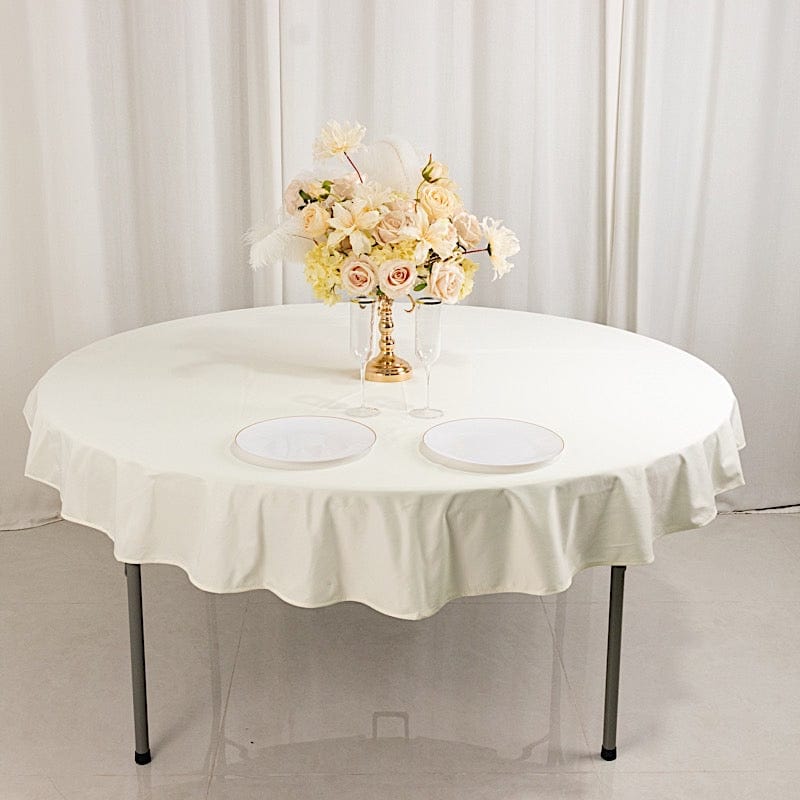 70" Premium Scuba Round Tablecloth